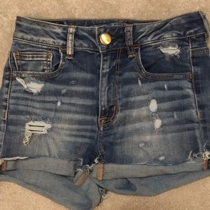 American Eagles Hi-Rise super stretch shortie